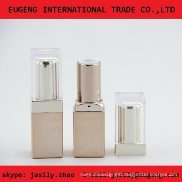 elegant designed square plastic lipstick tube